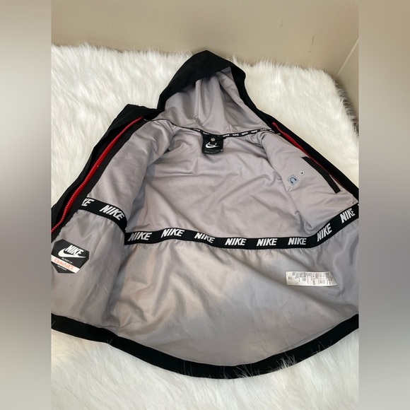 Nike Just Do It Black Hooded Windbreaker Jacket 6 - Picture 3 of 11
